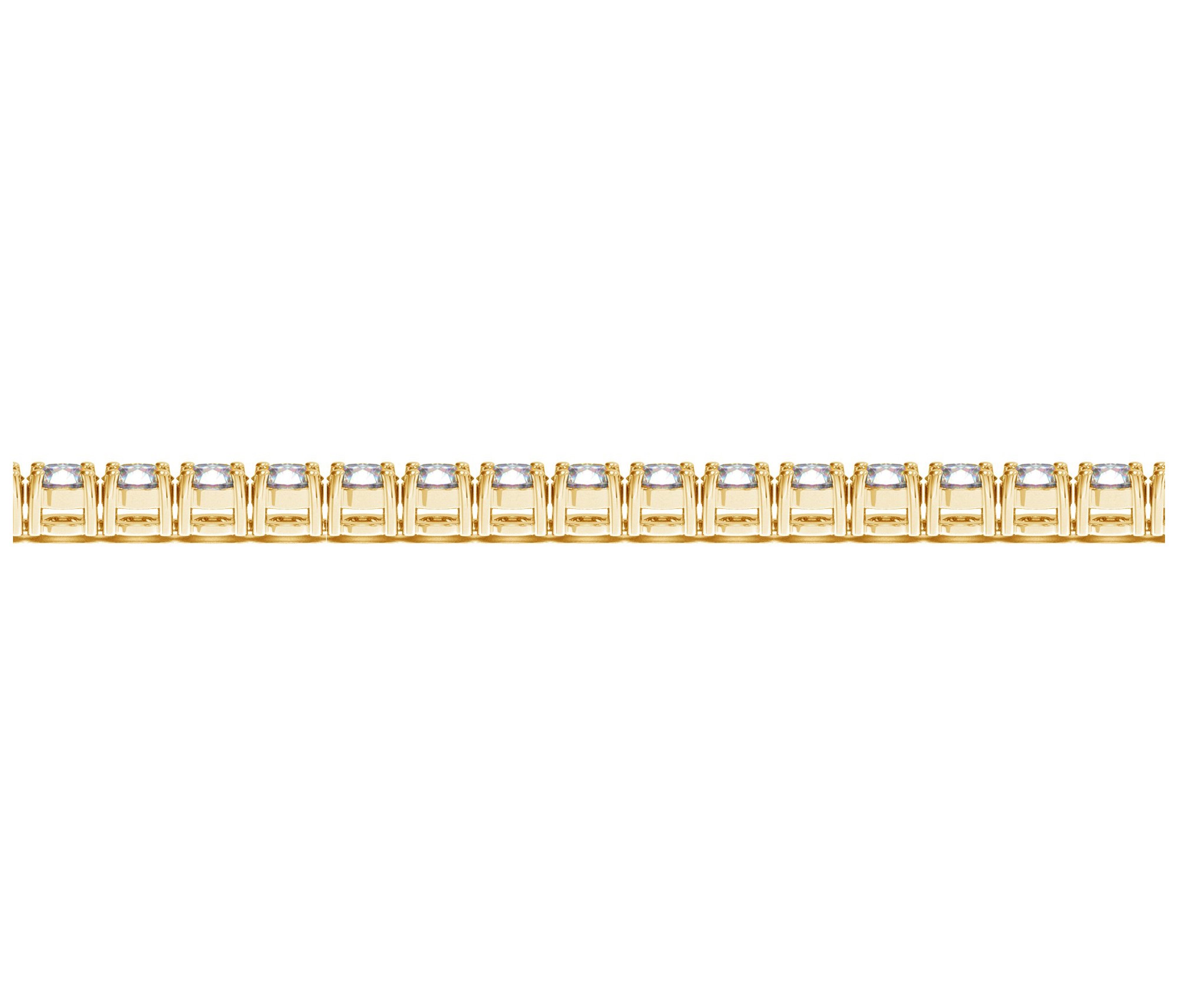 Lab Grown Round Diamond Tennis Bracelet in 14k Yellow Gold (8 cctw F/G VS2/SI1) - Image 3